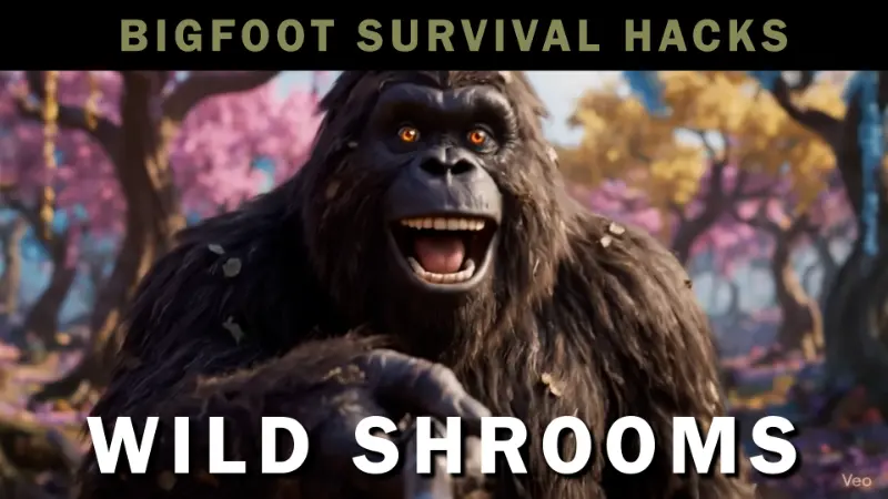Bigfoot Mushroom Trip: When Survival Gets Psychedelic